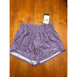 Nike Dri-Fit Women's Running Shorts Purple XS Loose Fit Athletic NWT